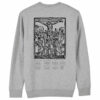 crewneck linguae grey back