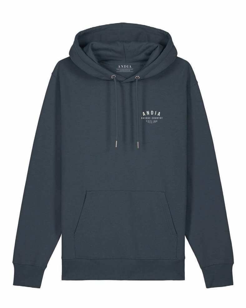 hoddie basque grey front