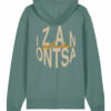 hoddie izan ontza green back