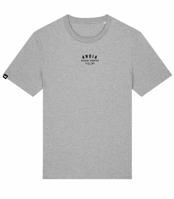basic basque kamiseta grisa front