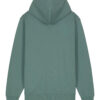 zip basic sudadera berdea back
