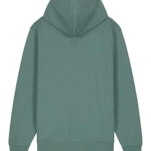 zip basic sudadera berdea back
