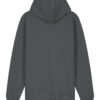 zip basic sudadera grisa back