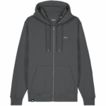 zip basic sudadera grisa front
